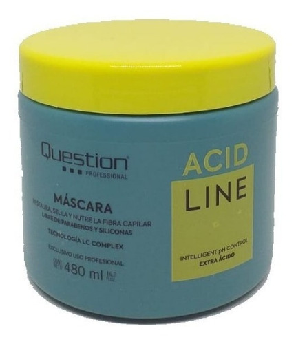 Acid Line Question Mascara Capilar Acida 480 Ml