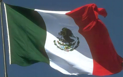 Bandera De México 150cm De Largo X 90cm