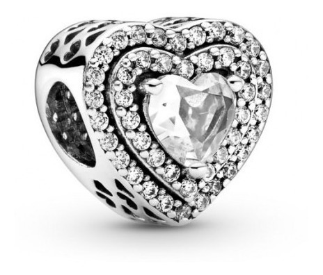 Charms Corazon Brillante Elevado Pandora Original