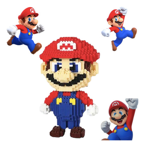 Bloques Construcción Gigante Rompecabeza 3d Mario 6680 Pieza