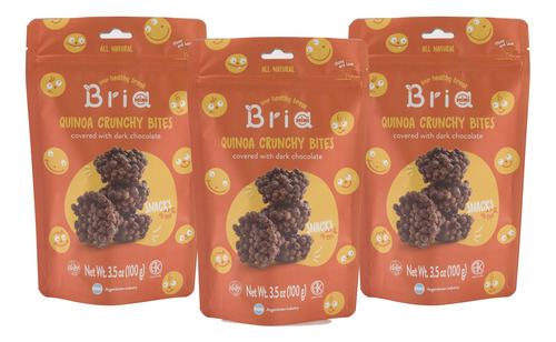 Bria Snacks - Galletas De Quinua Infladas | Galletas Kosher