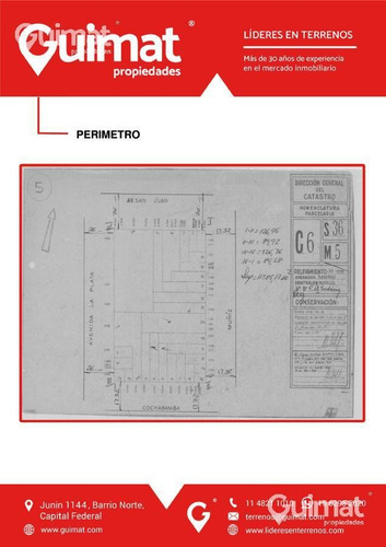 Imagen 11 de 12 de Terreno - Boedo - Lideres En Terrenos - Guimat Propiedades