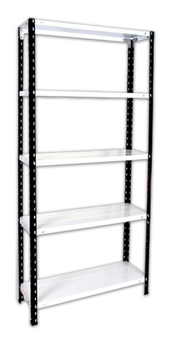 Estanteria Metal Rack Blanco 5 Estantes 178x90x30 Resistente