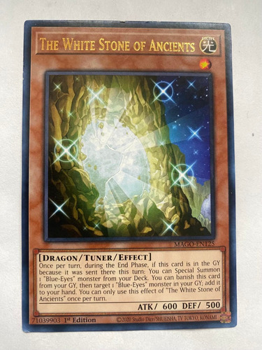 The White Stone Of Ancients Rara Yugioh