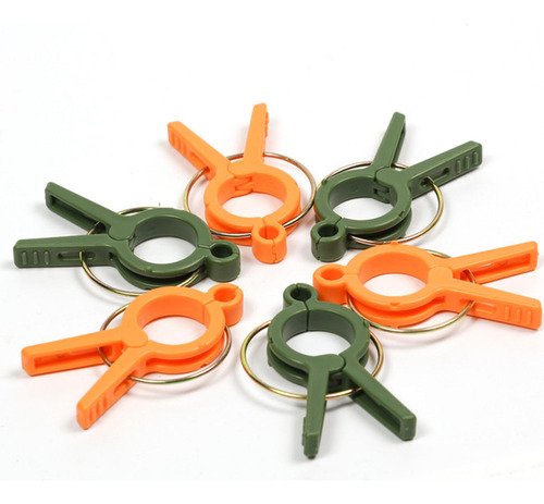 3 Clips Para De Jardín, Clips De Flores Y Verde 12 Piezas