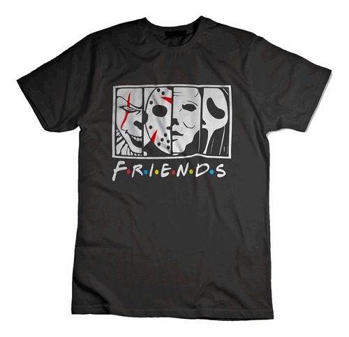 Franela Unisex Friends Series Terror Personalida