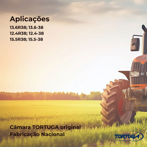 Câmara De Ar Tortuga 13.6 R38 15.5 R38 Tr218a Ag2338
