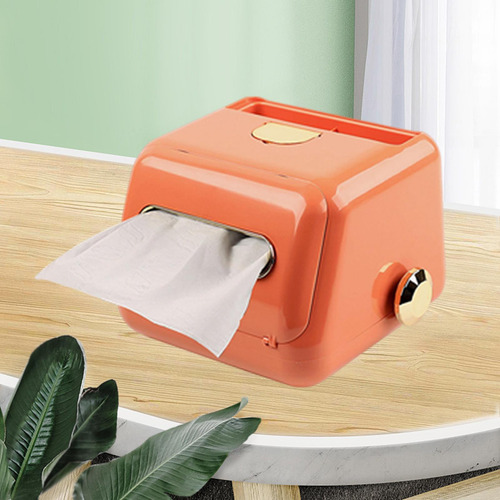 Titular De Almacenamiento De Papel De Seda De Naranja