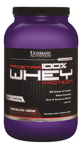 Prostar 100% Whey Protein Isolada 900g Ultimate Nutrition Chocolate