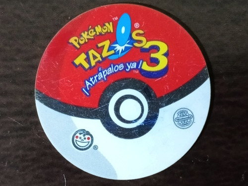 Tazo De Pokemón 3 #193 Yanma Con Sticker Sin Despegar (: (Usado)