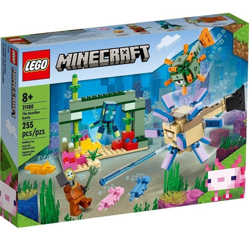 Lego Minecraft - La Batalla Contra El Guardián 21180 Cantidad de piezas 255