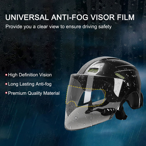 Película Universal Antivaho A Prueba De Lluvia Para Casco, A