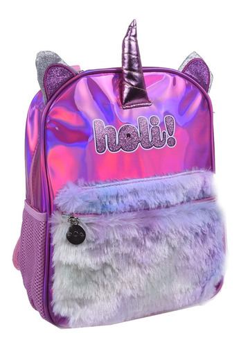 Mochila Niña Escolar Holi Unicornio 100% Original 