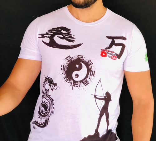 Imagem 5 de 9 de Kit 2 Camisa Preta+branca Tradicional Yorozuya+ Frete Grátis