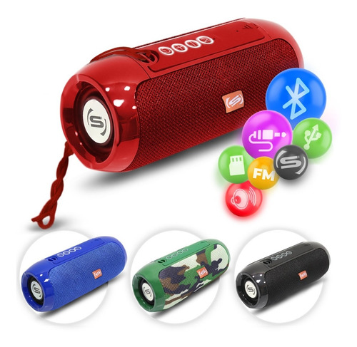 Imagem 1 de 7 de Caixa Caixinha Som Bluetooth Portátil Sem Fio Storm 3 Shutt