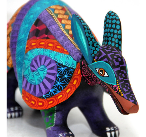 Alebrije Armadillo De Madera Tallada, Aripo