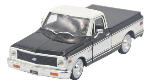 Chevrolet Cheyenne Pickup 1972 Negra - Escala 1:24