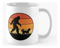 Comprar Taza Pie Grande Caminando Cachorro Shih Tzu Atardecer Vintag