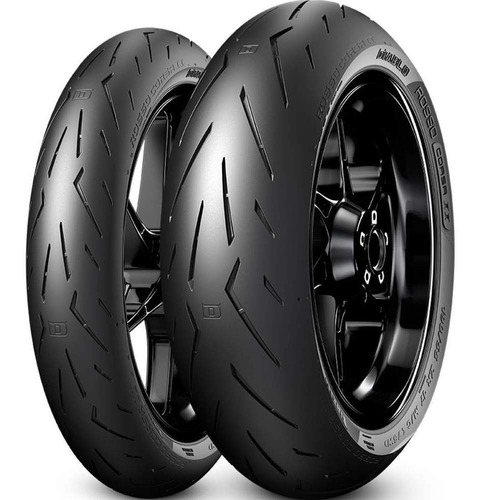 Par Pneu 200/55r17 + 120/70r17 Diablo Rosso Corsa 2 Pirelli