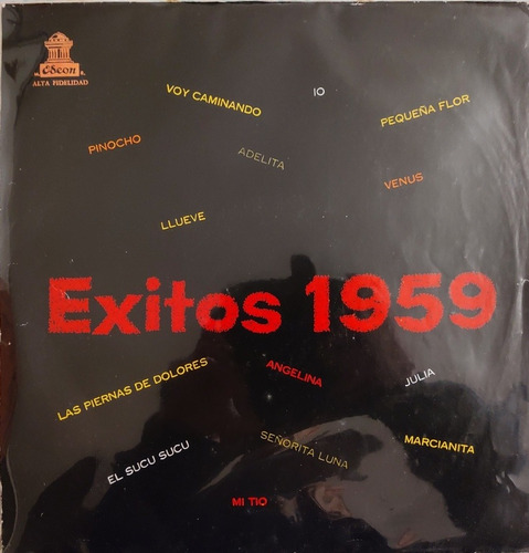 Vinilo Lp De Exitos De 1959 Daniel Morgan Y Su Conjun(xx324. (Usado)