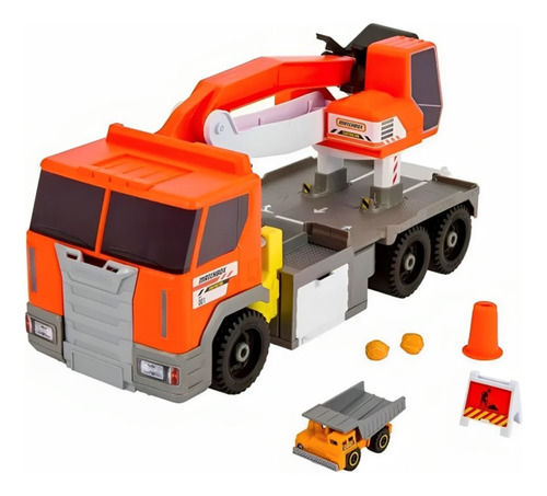 Camión grúa Matchbox Action Drivers Hpd64 - Mattel