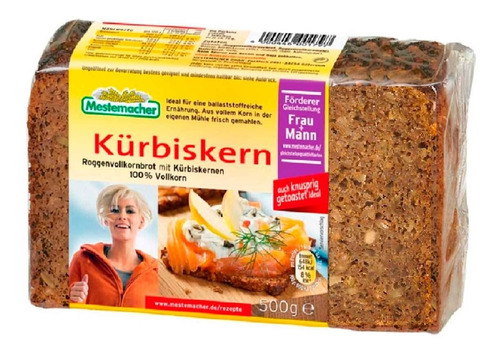Pan Mestemacher Centeno Semillas de Calabaza 500g