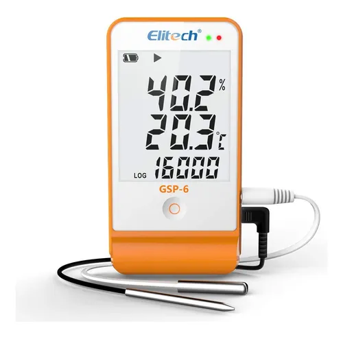 comprar Datalogger De Temperatura Y Humedad Gsp6 Elitech (10 Piezas)