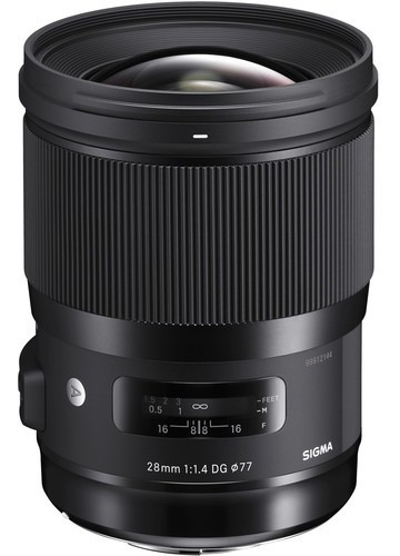 Lente Sigma 28mm F1.4 Dg Hsm Para Sony E - 4 Años