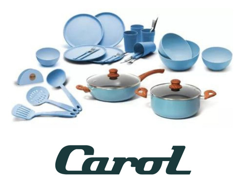 Set Carol Primera Mudanza Areia 38 Piezas Azulino - 72300-ar