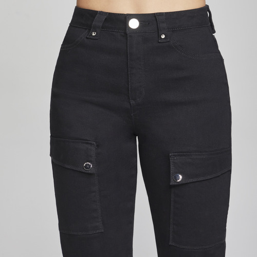 Pantalon Jogger Cargo Mujer Push Up Seven Jeans 0016ngro