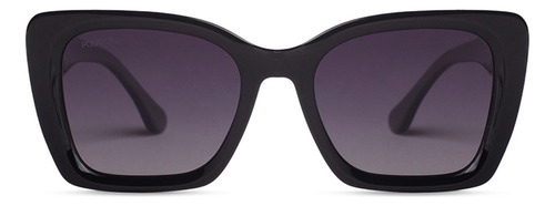 Anteojos Lentes Sol Rusty Brasse Cuadrado Pin Up Negro Negro Negro