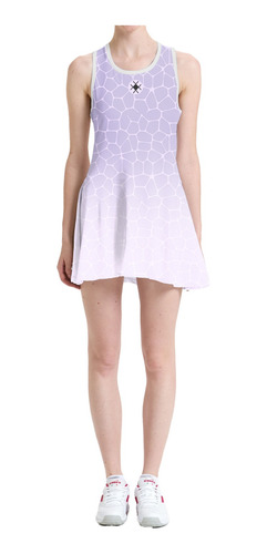 Imagem 3 de 6 de Vestido Beach Tennis C/ Shorts Lilás Beachwear
