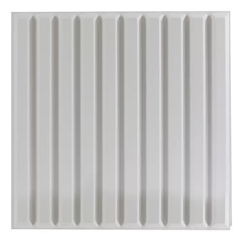 Panel Pared 3D Pvc Cubos X Mt2 (4 Piezas De 50Cm X 50Cm)