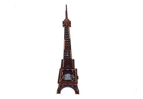 Rompecabezas 3d Madera Torre Eiffel 43 Cm Centro De Mesa