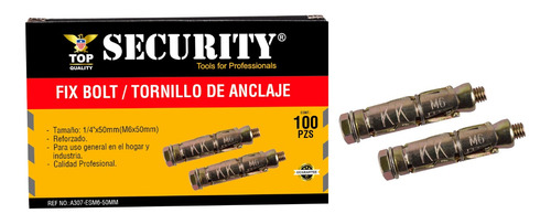 Security Ramplug Expansivo  1/4pulgadas 100pzas