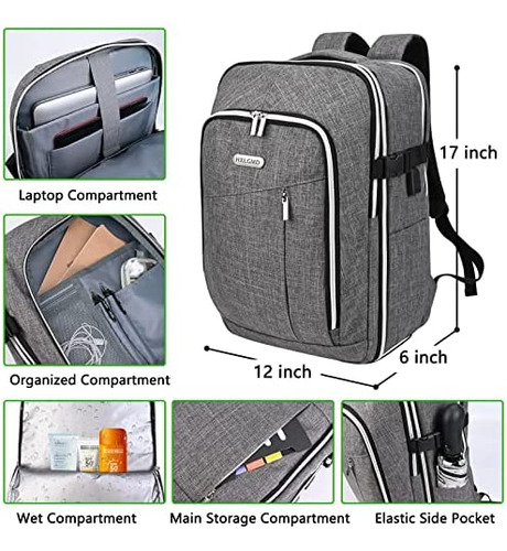 Mochila De Viaje Grande Para Mujeres Y Hombres, Mochila De A