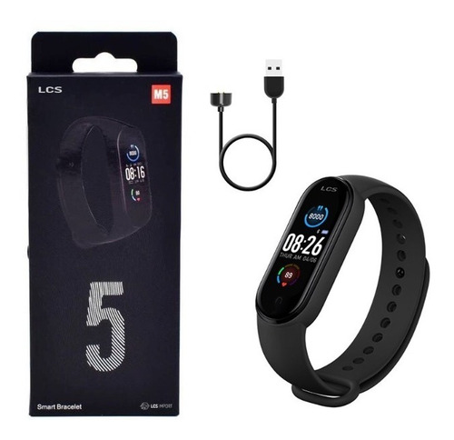 Imagen 4 de 5 de Smartband Lcs M5 Smartwatch Ls-m5 Con Carga Magnética