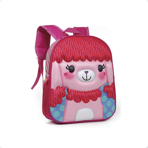 Mochila Trendy Nena Unicornio Bolsillo Botella Colegio