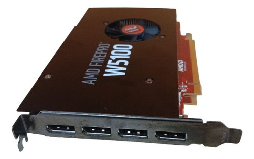 Placa De Vídeo Amd Firepro W5100 4gb Gddr5 4k Profissional (Recondicionado)