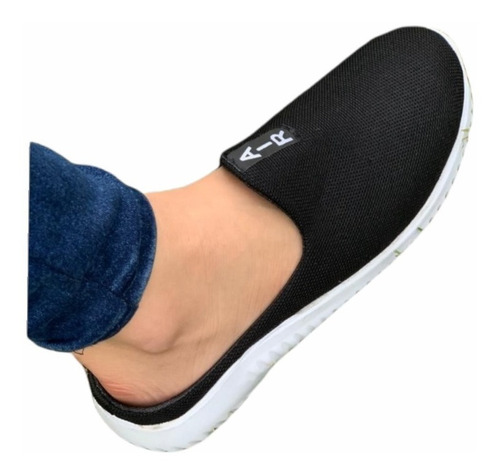 Zapatilla Pancha Sueco Unisex Sin Cordones Tela Elastizada 