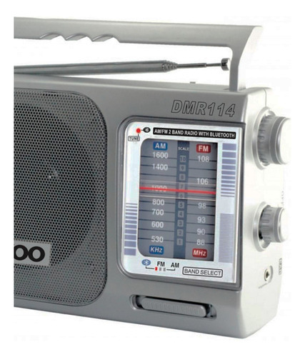 Radio Dual Vintage Daewoo Am Fm Bluetooth Parlante A Pila