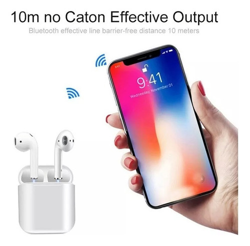 Imagen 3 de 10 de Audifonos Inalámbricos I12 Bluetooth 5.0 Tws AirPods