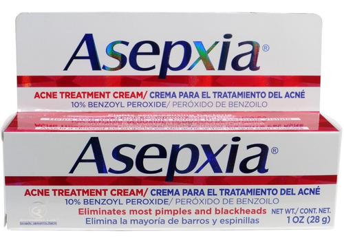 Crema Al 10 Por Ciento Para Acné Asepxia 1 Onzas