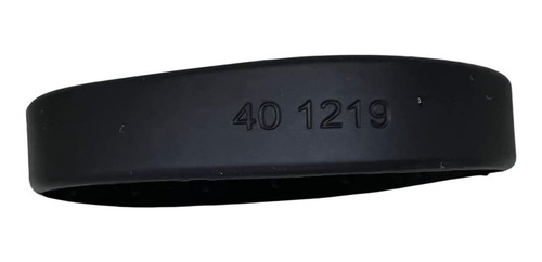 2 26 Bit H10301 125 Khz Proximity Wristbands Black Straight