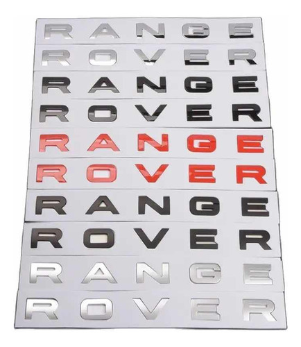 Letras Range Rover