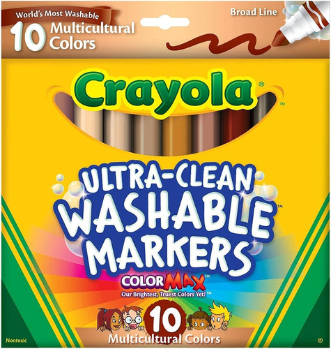Crayola 10 Ultra Clean Marcadores Lavable