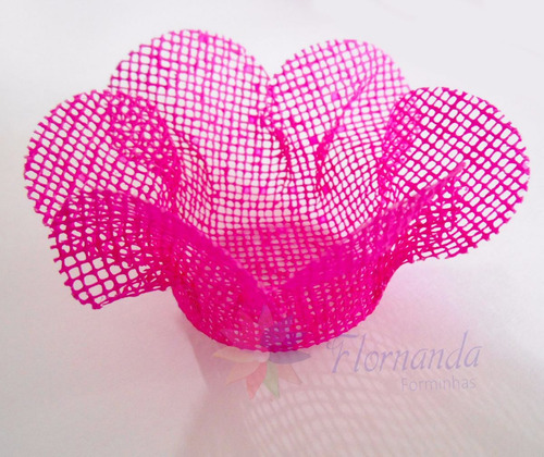 300 Forminhas Para Doces Modelo Flor Em Tela Casamento