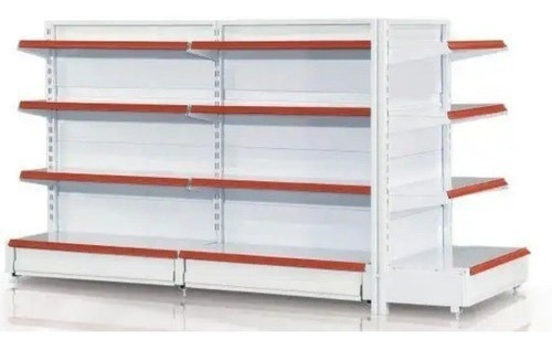 Imagen 1 de 5 de Estanteria Gondola Doble Faz Siguiente 1,70x0,90 Kuma F R