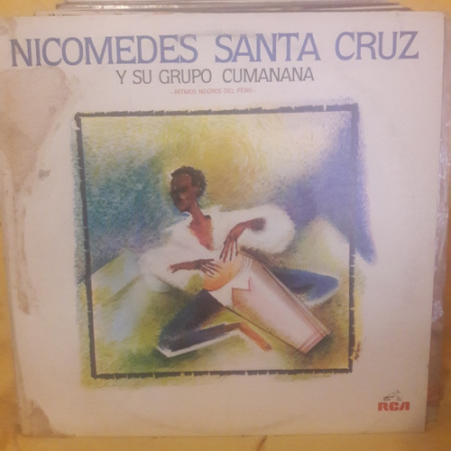 Vinilo Nicomedes Santa Cruz Ritmos Negros Del Peru C3