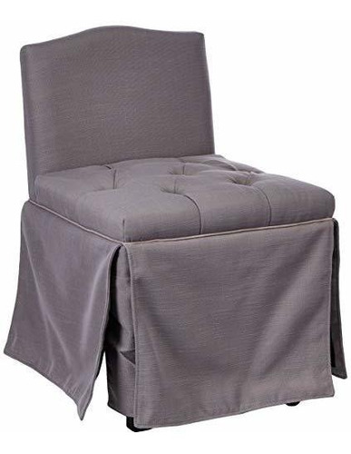 Silla Tocador Gris Y Taupe Safavieh Mercer Collection Betsy